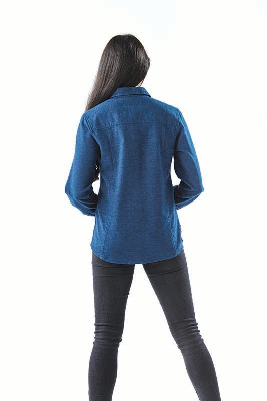 Women's Dockyard Long Sleeve Twill Shirt - STORMTECH Australia