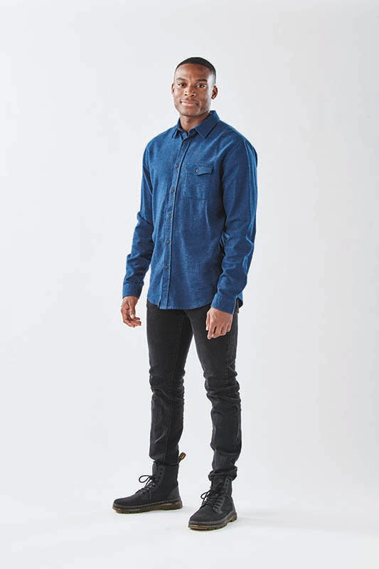 Men's Dockyard Long Sleeve Twill Shirt - STORMTECH Australia