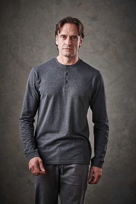 Men's Torcello L/S Henley Tee - Stormtech Australia