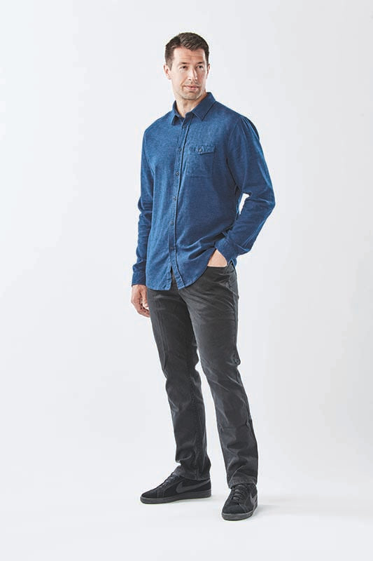 Men's Dockyard Long Sleeve Twill Shirt - STORMTECH Australia