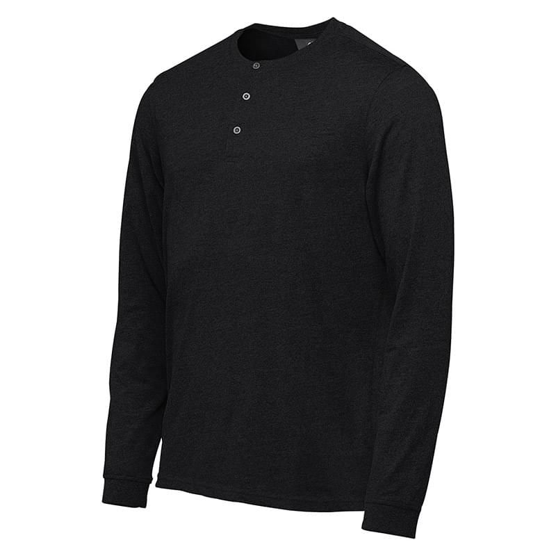 Wool Jersey Henley L/S Tee ブラック Men's Torcello L/S Henley - STORMTECH Australia