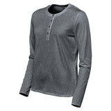 Women's Torcello L/S Henley Tee - Stormtech Australia